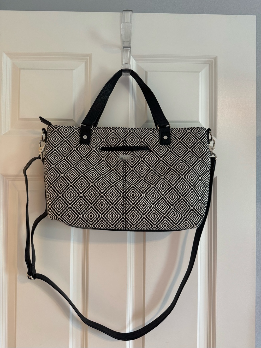 Thirty-One Jewell Miles of Style Bag Graphic Weave NWT Tote Crossbody